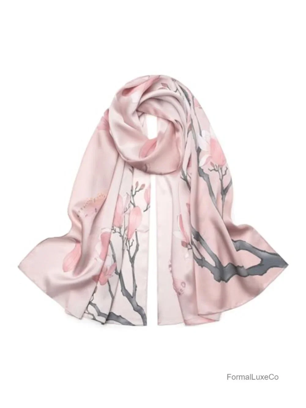 100% Mulberry Silk Scarf - Large Shawl & Head Wrap